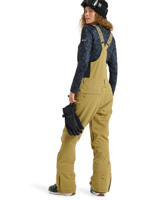 ROXY ウィメンズ RIDEOUT BIB PT ビブパンツ つなぎ ワンピース スノーパンツ サイドファスナー付き【25-26SNOWモデル】 TMG0 / XS