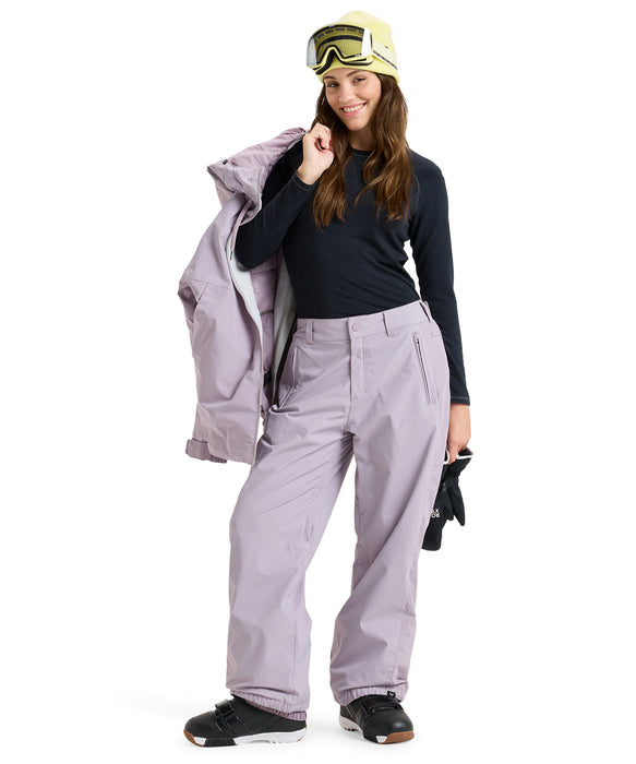ROXY ウィメンズ STEEPLY PT スノーパンツ ルーズシルエット メンズライク【25-26SNOWモデル】 PJQ0 / XS