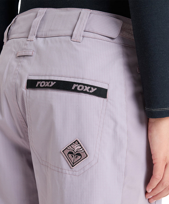 ROXY ウィメンズ STEEPLY PT スノーパンツ ルーズシルエット メンズライク【25-26SNOWモデル】 PJQ0 / XS