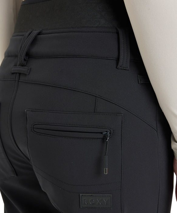 ROXY ウィメンズ RISING HIGH PT スノーパンツ スキニー ハイウエスト【25-26SNOWモデル】 KVJ0 / XS