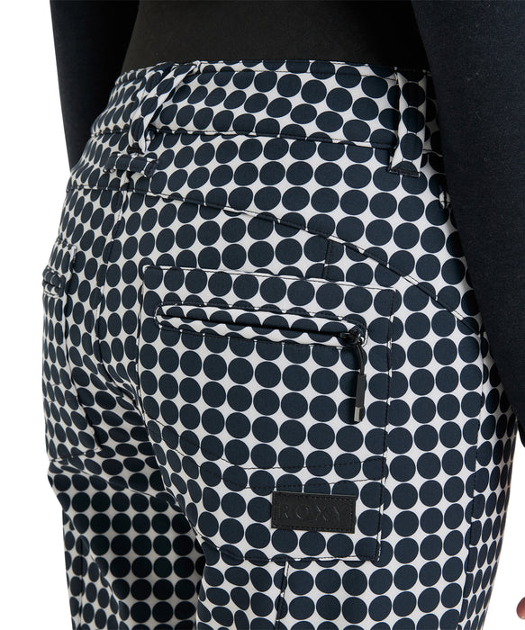 ROXY ウィメンズ RISING HIGH PT スノーパンツ スキニー ハイウエスト【25-26SNOWモデル】 WCF3 / XS