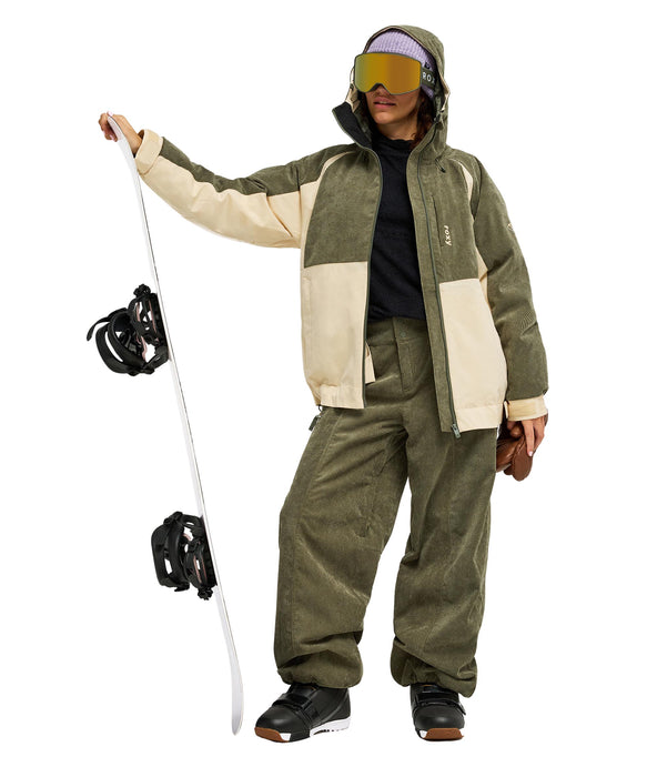 ROXY ウィメンズ 10K AIRDRIFT CORD PT スノーパンツ 【26-27SNOWモデル】 GQM0 / L