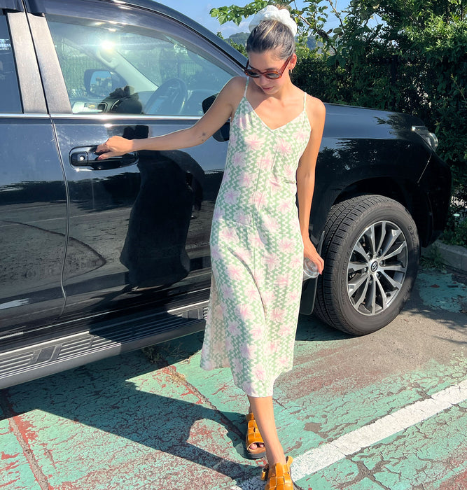 OUTLET】Roxy STAY SUNNY SLIP DRESS ウィメンズ ロングワンピース