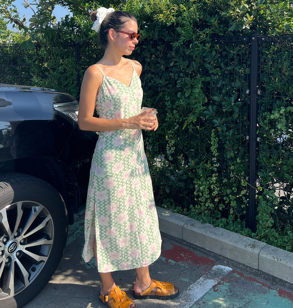 OUTLET】Roxy STAY SUNNY SLIP DRESS ウィメンズ ロングワンピース