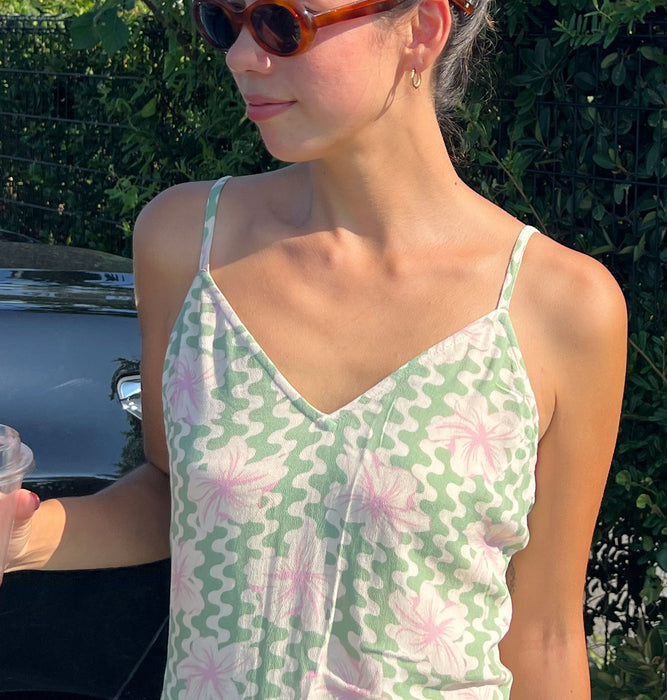 【OUTLET】Roxy STAY SUNNY SLIP DRESS ウィメンズ ロングワンピース