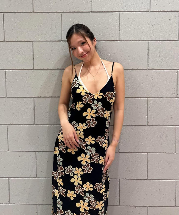 ROXY STAY SUNNY SLIP DRESS サイドスリット ワンピース 【2026年春夏モデル】