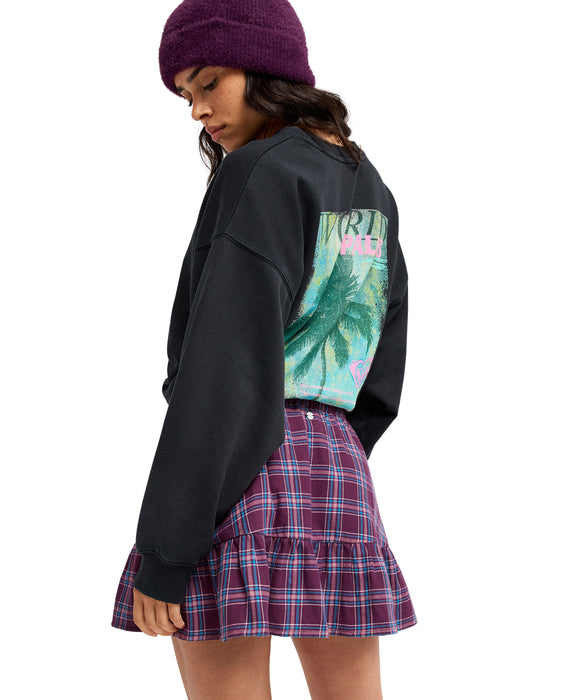 ROXY ウィメンズ REMIX REBEL MINI SKIRT スカート 【2026年秋冬モデル】 XPGP / M