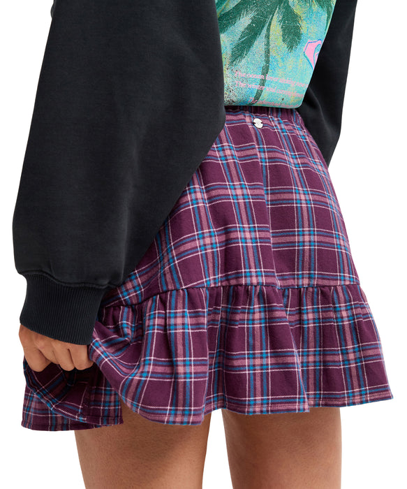 ROXY ウィメンズ REMIX REBEL MINI SKIRT スカート 【2026年秋冬モデル】 XPGP / M