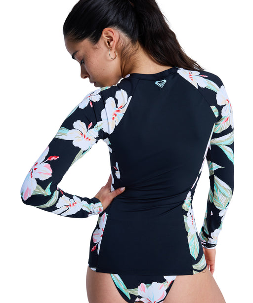 ROXY ウィメンズ LS ZIP LYCRA ジップラッシュガード 【2026年春夏モデル】 KVJ5 / M