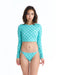 ROXY ウィメンズ THE BEACH BABE LS CR 長袖ラッシュガード 【2026年春夏モデル】 GHM4 / M