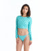 ROXY ウィメンズ THE BEACH BABE LS CR 長袖ラッシュガード 【2026年春夏モデル】 GHM4 / M