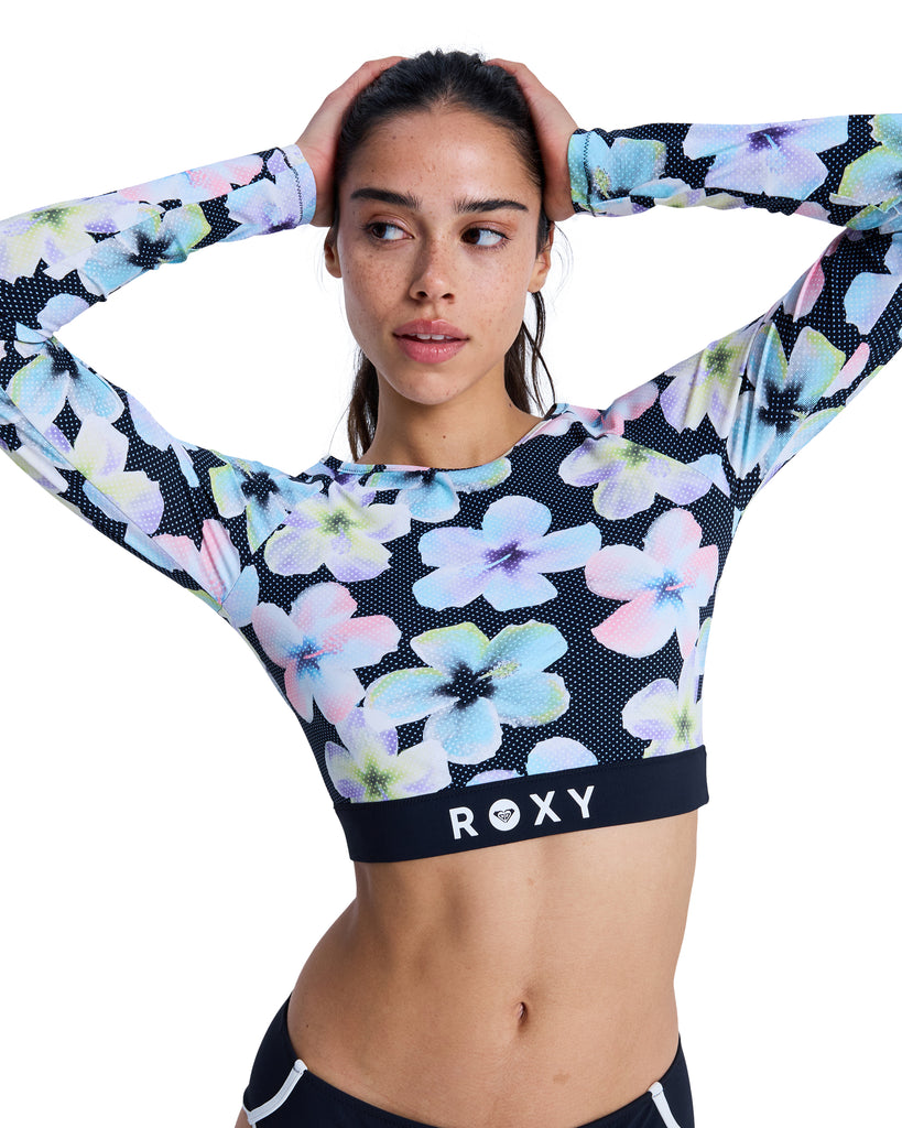 ROXY FITNESS ROXY ACTIVE LS CROP TOP ラッシュガード【2026年春夏