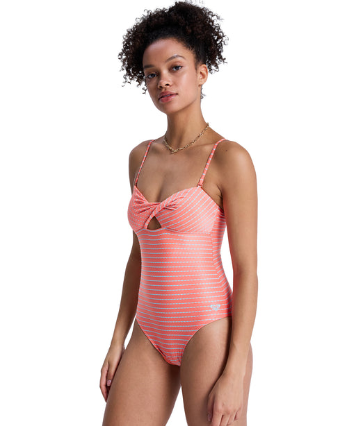 ROXY ウィメンズ WAVY BABY ONE PIECE 水着 【2026年春夏モデル】 MJW0 / M