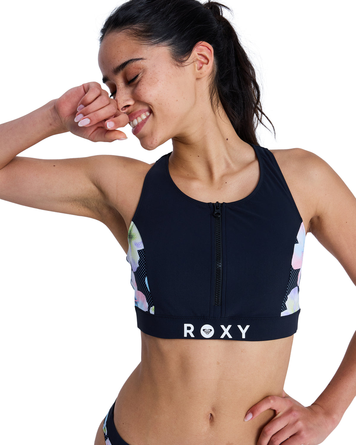 ROXY ウィメンズ FITNESS ROXY ACTIVE CROP TOP 水着 【2026年春夏モデル】