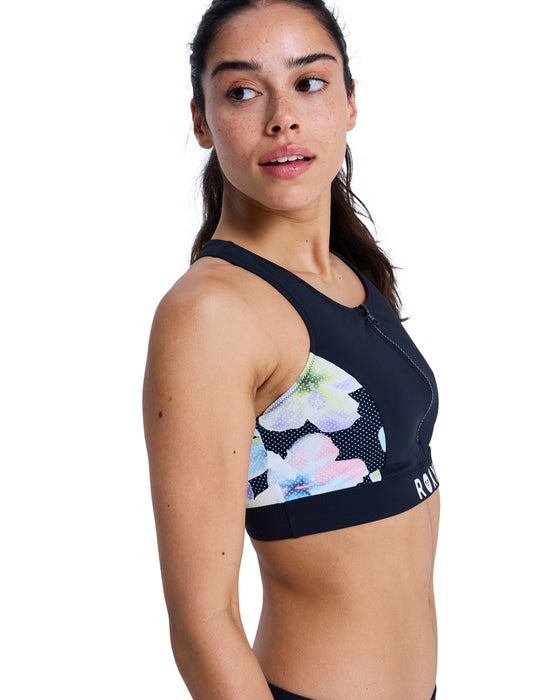 ROXY ウィメンズ FITNESS ROXY ACTIVE CROP TOP 水着 【2026年春夏モデル】