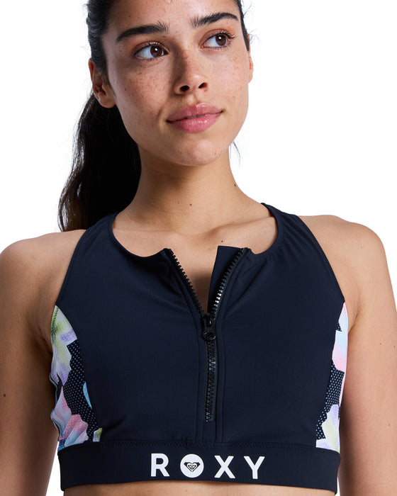 ROXY ウィメンズ FITNESS ROXY ACTIVE CROP TOP 水着 【2026年春夏モデル】 KVJ7 / L