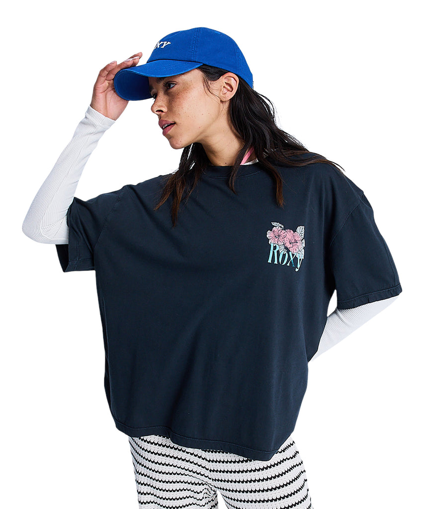 ROXY TALLOVERSIZE WASHED ウォッシュ加工 Tシャツ 【2026年春夏モデル】