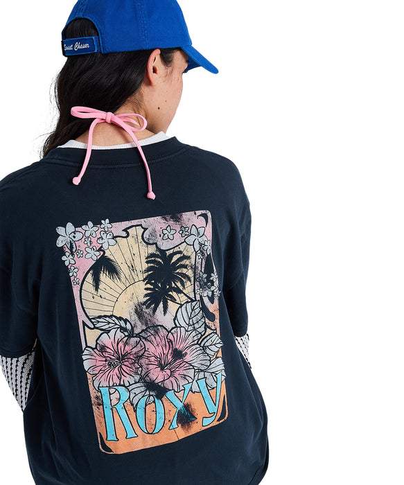 ROXY ウィメンズ TALLOVERSIZE WASHED Tシャツ 【2026年春夏モデル】 KVJ0 / M