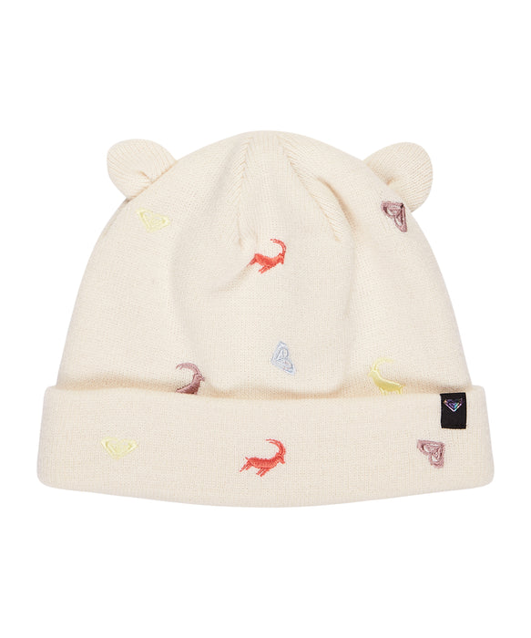 ROXY キッズ MINI SNOWMOON BEANIE アニマルモチーフビーニー 【25-26SNOWモデル】 WCF0 / F