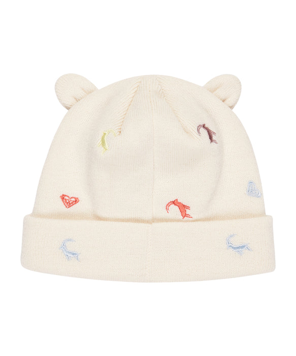 ROXY キッズ MINI SNOWMOON BEANIE アニマルモチーフビーニー 【25-26SNOWモデル】 WCF0 / F