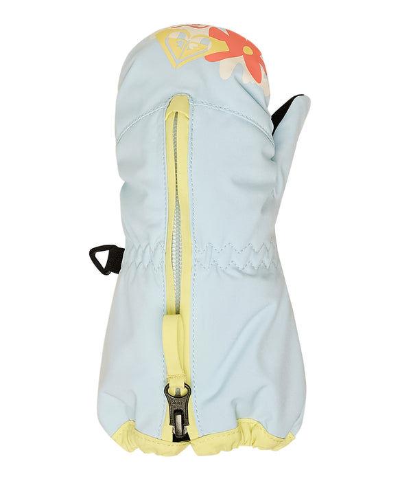 ROXY キッズ SNOWS UP MITT スノーグローブ 手袋 フロントファスナー 【25-26SNOWモデル】 BZM0 / S
