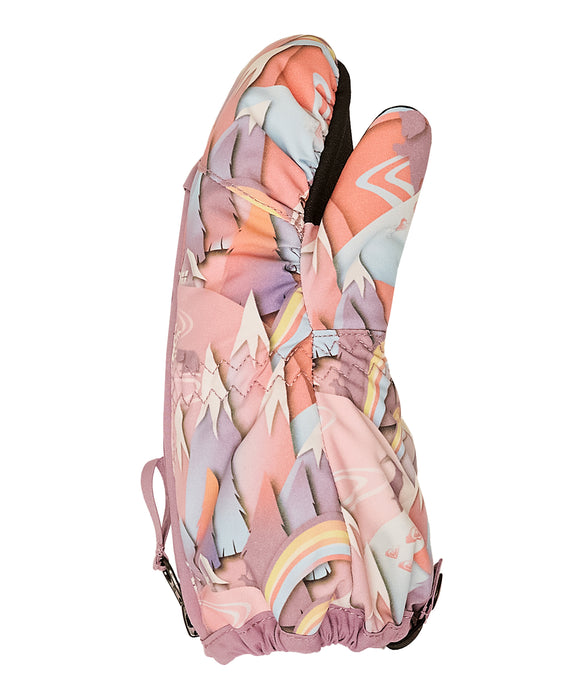 ROXY キッズ SNOWS UP MITT スノーグローブ 手袋 フロントファスナー