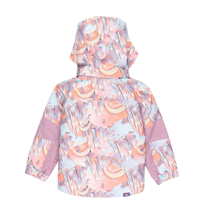 ROXY キッズ SNOWY TALE JK スノージャケット グローブホルダー