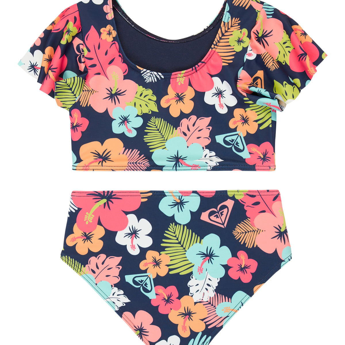 The Labratz CA$H CROP レア ROXY キッズ MORNING FLOWER CROP TOP SET ビキニ セット 水着 【2026