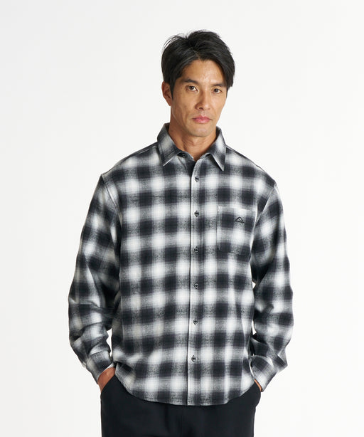 REEF メンズ OMBRE CHECK SHIRTS 長袖シャツ 【2026年秋冬モデル】 BLK / XL