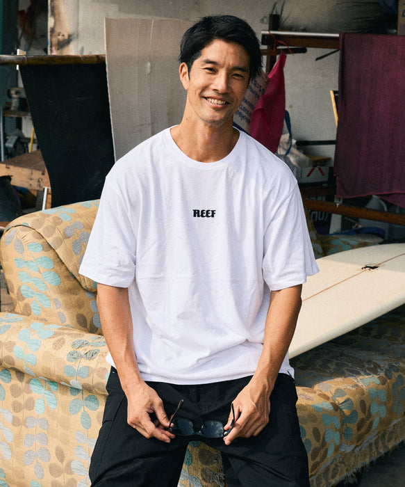 REEF メンズ 26SM HERITAGE LOGO T Tシャツ 【2026年夏モデル】