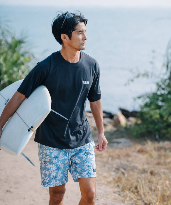 REEF メンズ BOTANIA&ISLAND LOGO T Tシャツ 【2026年夏モデル】