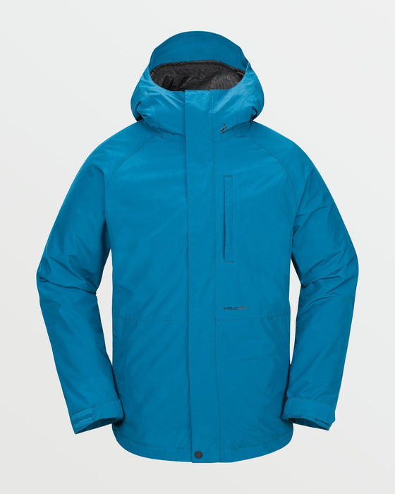 OUTLET】VOLCOM Mens Dua Insulated Gore Jacket - Light Blue