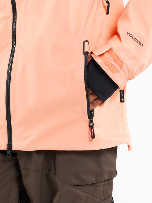 OUTLET】VOLCOM Mens Guch Stretch Gore Jacket - Peach