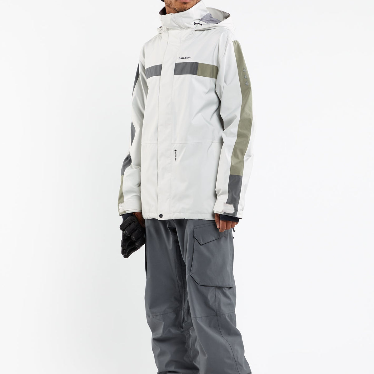 OUTLET】VOLCOM Mens V.Co Stretch Gore-Tex Jacket - Ice