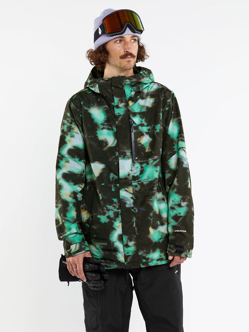 OUTLET】VOLCOM Mens L Gore-Tex Jacket - Spritz Black