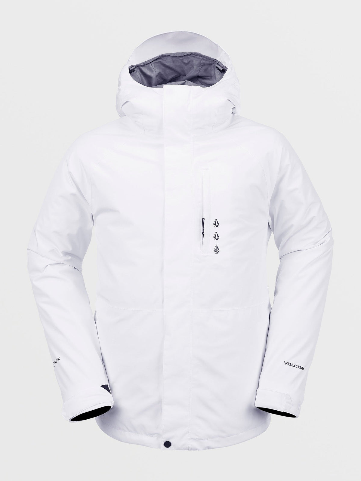 OUTLET】VOLCOM Mens Dua Gore-Tex Jacket - White