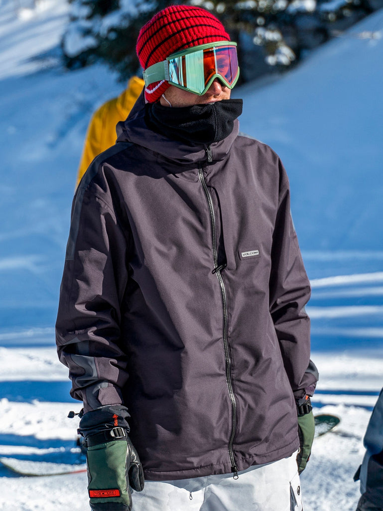 OUTLET】VOLCOM Mens Nightbreaker Jacket - Purple