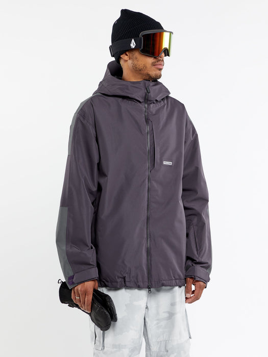 OUTLET】VOLCOM Mens Nightbreaker Jacket - Purple