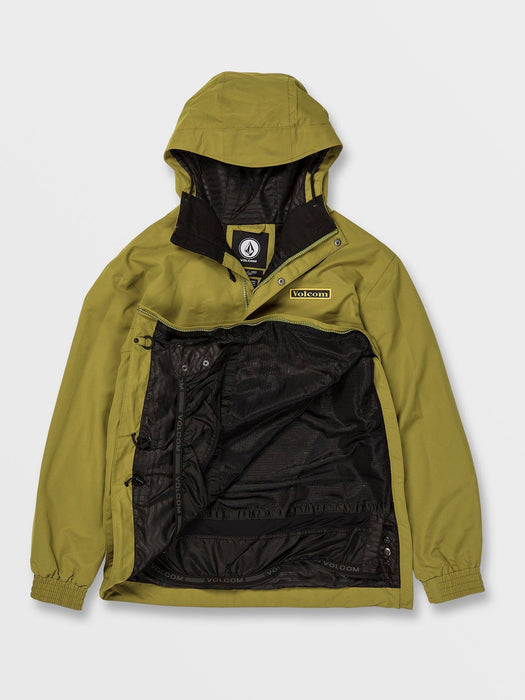 OUTLET】VOLCOM Mens Longo Pullover Jacket - Moss