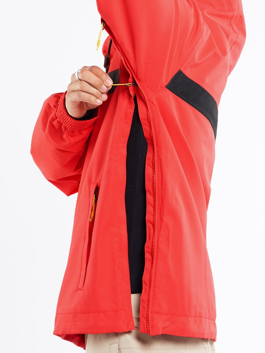 【OUTLET】VOLCOM Mens Longo Pullover Jacket - Orange