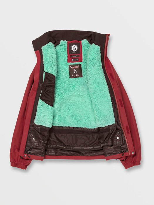 【OUTLET】VOLCOM Mens Ravraah Jacket - Maroon