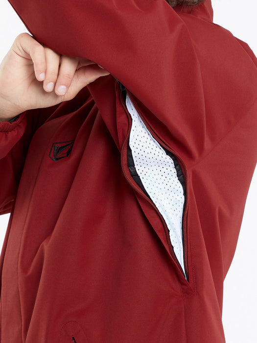 OUTLET】VOLCOM Mens Ravraah Jacket - Maroon @2buy