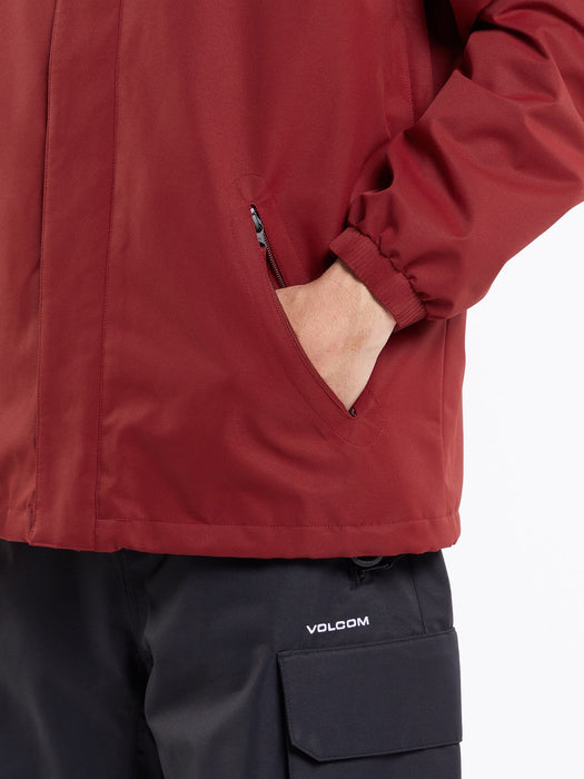 【OUTLET】VOLCOM Mens Ravraah Jacket - Maroon