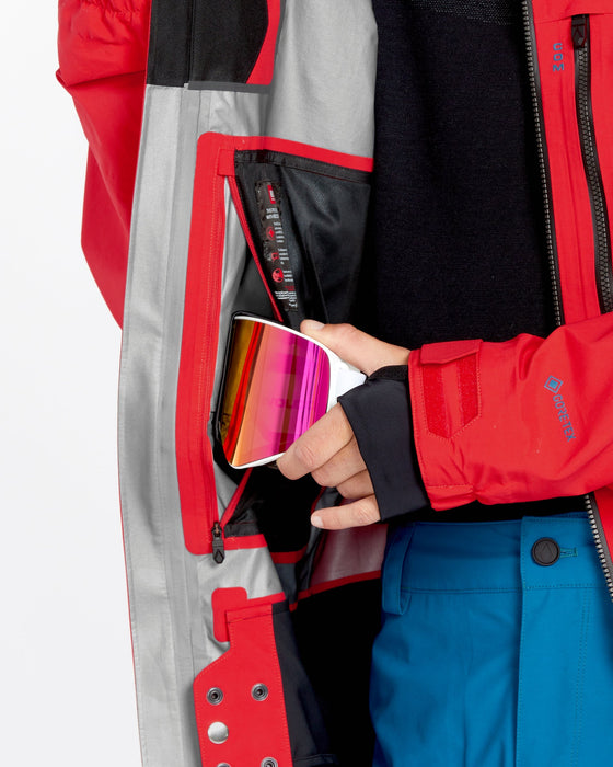 VOLCOM GORE-TEX 赤 メンズジャケット OUTLET】VOLCOM Mens Guide Gore-Tex Jacket - Crimson