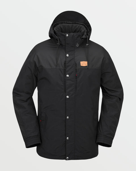 OUTLET FAMILY SALE】VOLCOM Mens Longo Gore-Tex Jacket - Black