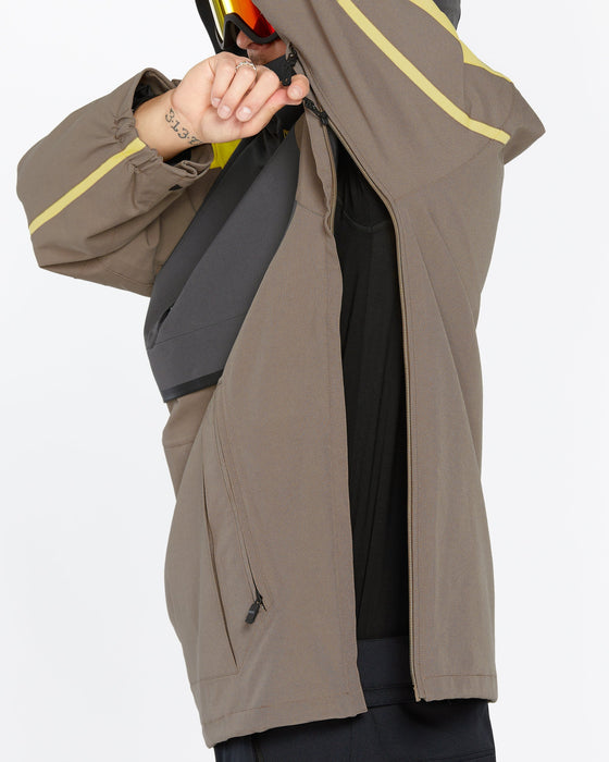 OUTLET】VOLCOM Mens Brighton Pullover - Chestnut Brown