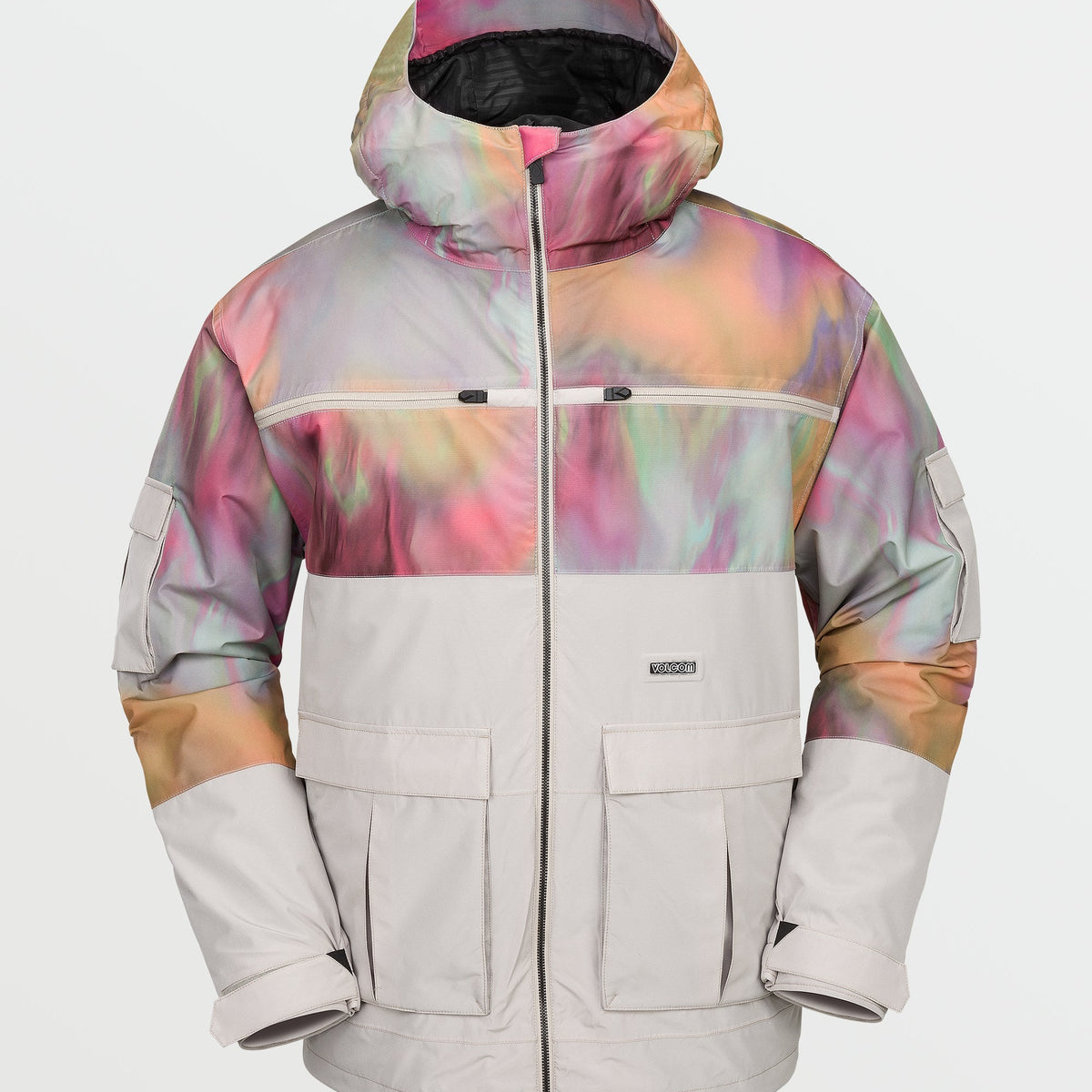 OUTLET FAMILY SALE】VOLCOM Mens Nightbreaker 20K Jacket - Grey