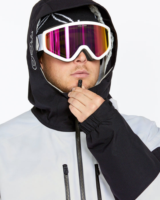 【新品】Volcom Mens V.Co Wfo Jacket メンズM VOLCOM V.CO WFO JACKET WHITE CAMO 2025 - ONE Boardshop