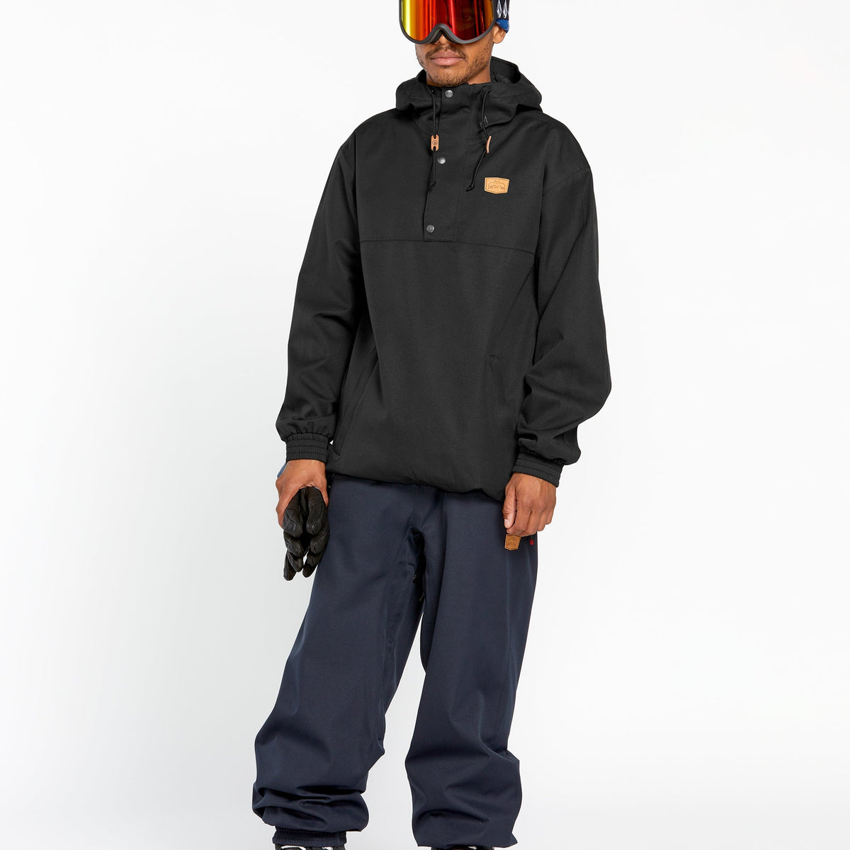 OUTLET】VOLCOM Mens Longo 20K Pullover - Black