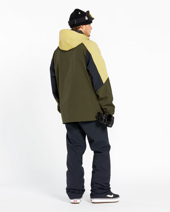 OUTLET】VOLCOM Mens Brighton Full Zip Jacket - Ivy